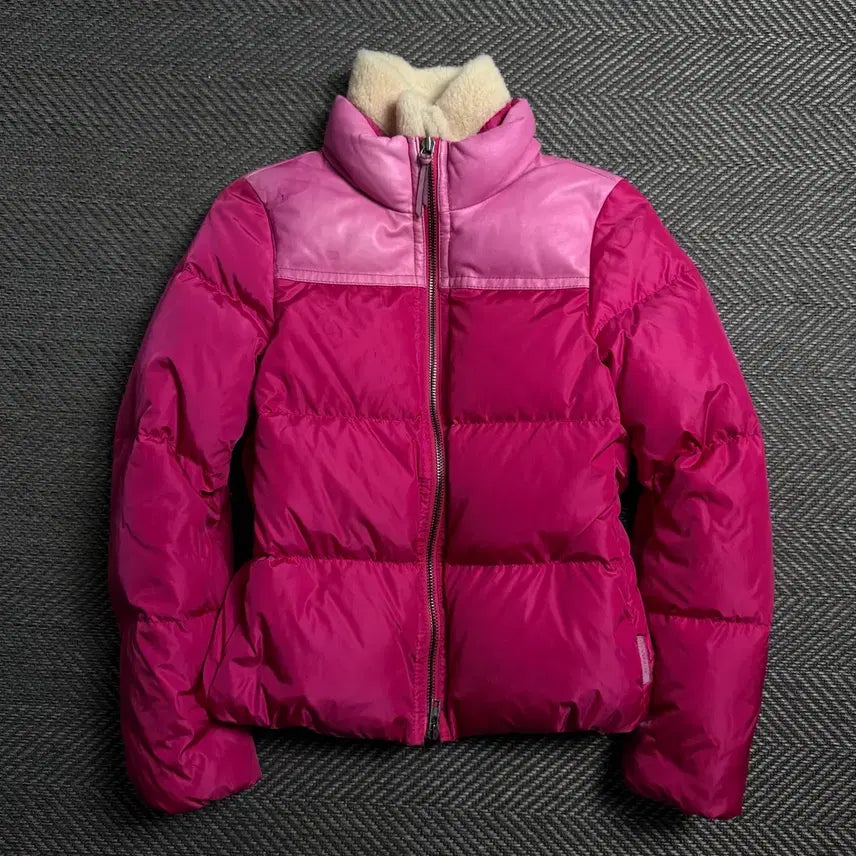 [BUNJANG] Coach Women's Down Puffer Crop Padding Pink XS / 코치 우먼스 다운 푸퍼 크롭 패딩 핑크o 6215