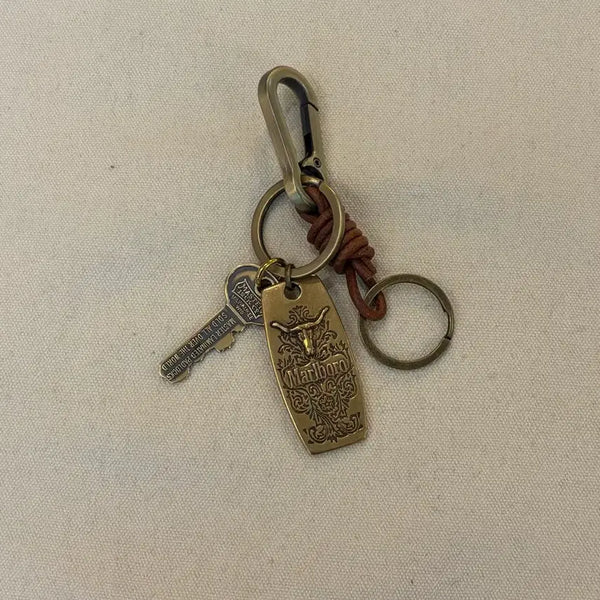 [BUNJANG] Vintage Western Bronze Keychain / 빈티지 웨스턴 브론즈 키링