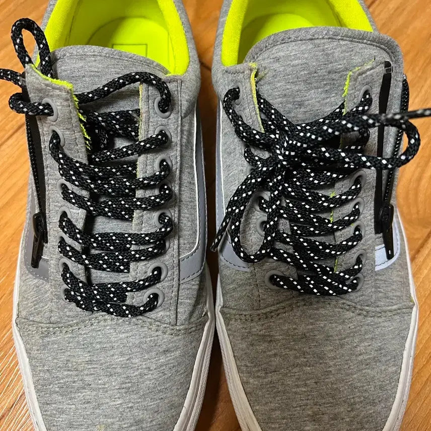 [BUNJANG] Vans Old Skool Grey Fluorescent Sneakers Size 280 / 반스 올드스쿨 그레이 형광 운동화 사이즈280