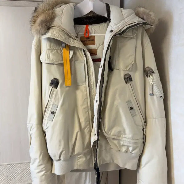 [BUNJANG] Parajumpers Masterpiece Gobi Padded Jacket (L, White) / (L)파라점퍼스 마스터피스 고비