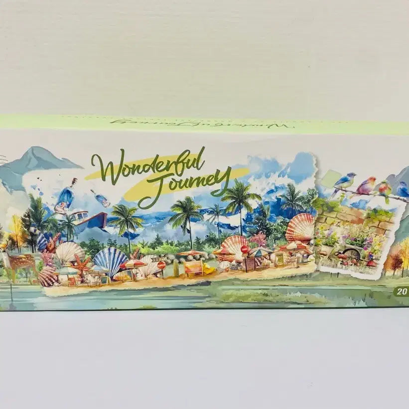 [BUNJANG] Wonderful Journey Washi Masking Tape Set (20 Rolls) / [마테] 신비로운 Wonderful Journey 화지 마테 20종