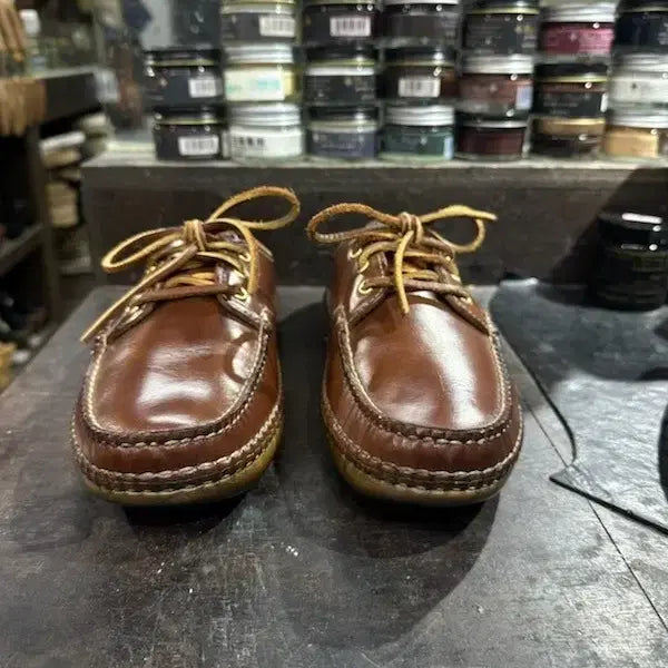 [BUNJANG] RRL Limited Edition Handsewn Moccasins (Maine Made) / [희귀/한정판] RRL 더블알엘 미국 메인주 수제 모카신 (슈케어 완료)