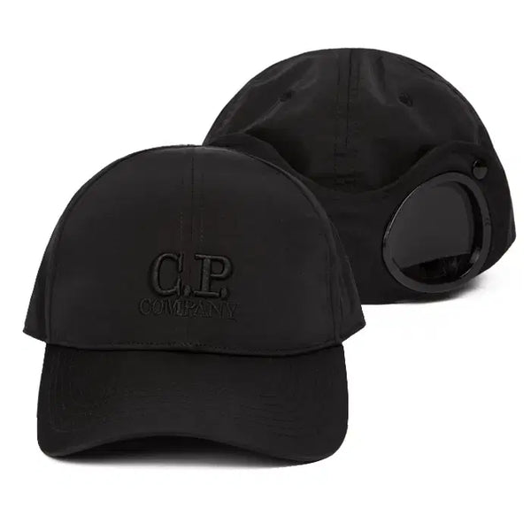 [BUNJANG] CP Company Chrome-R Embroidered Logo Goggle Cap Black / CP컴퍼니 크롬R 자수 로고 고글 볼캡 18CMAC146A 005904A