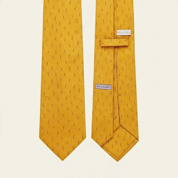[BUNJANG] Bulgari x Davide Pizzigoni Seven-fold Tie / 정품/최고급 불가리 x 다비데 피치고니 세븐폴드 넥타이