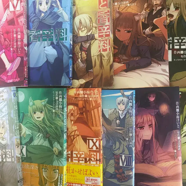 [BUNJANG] Spice and Wolf Japanese Edition Complete Set / 늑대와 향신료 일본어판 일괄