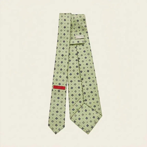 [BUNJANG] Bulgari x Davide Pizzigoni Seven-fold Tie / 정품/최고급 불가리 x 다비데 피치고니 세븐폴드 넥타이