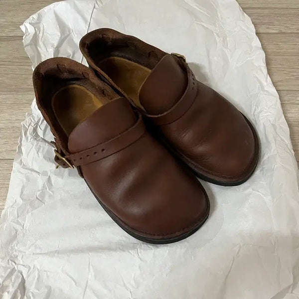[BUNJANG] Aurora Shoes Mid English 5D Brown / 오로라슈즈 미들잉글리쉬 5d
