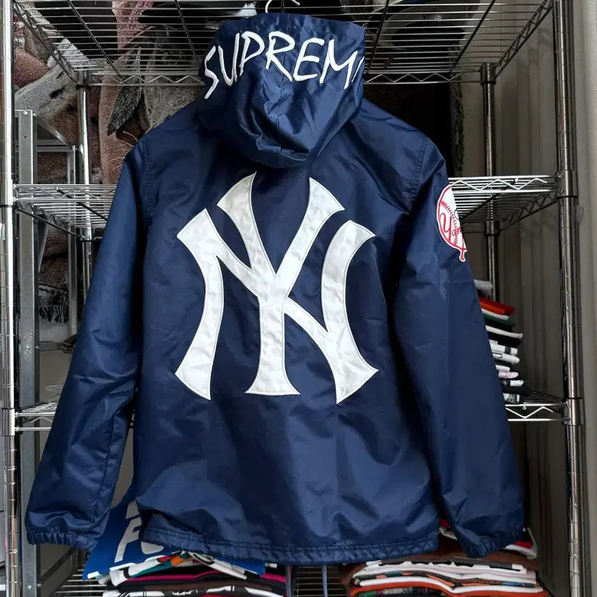 [BUNJANG] Supreme x New York Yankees Jacket / 슈프림 뉴욕 양키즈 자켓