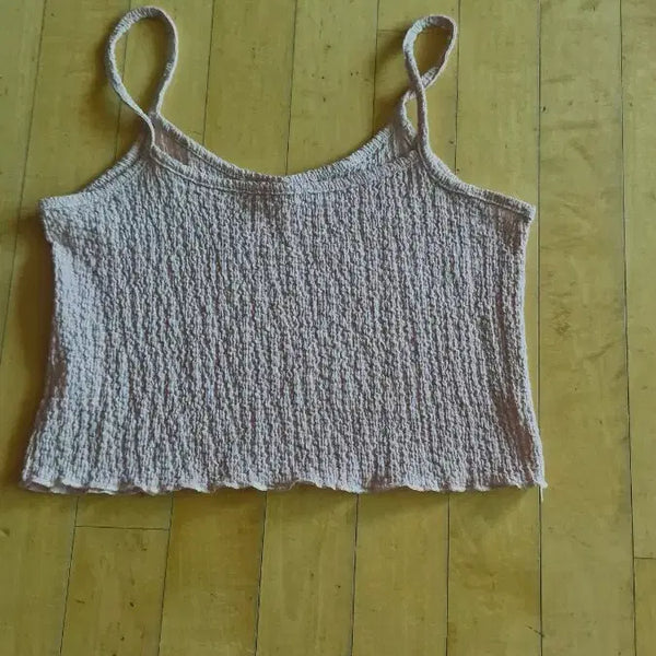 [BUNJANG] Layered Tank Top and T-shirt Set / 레이어드 티와 나시