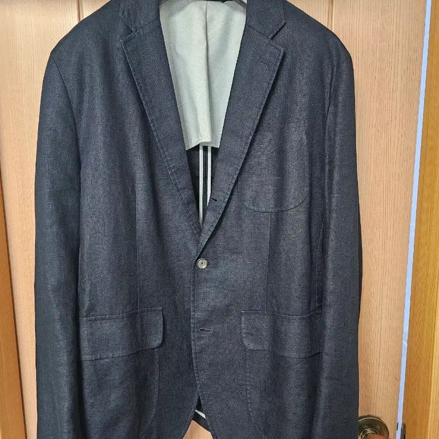 [BUNJANG] Polo Ralph Lauren Navy Linen Summer Jacket 48R / [110]정품 폴로 랄프로렌 린넨 여름용 네이비 자켓 48R