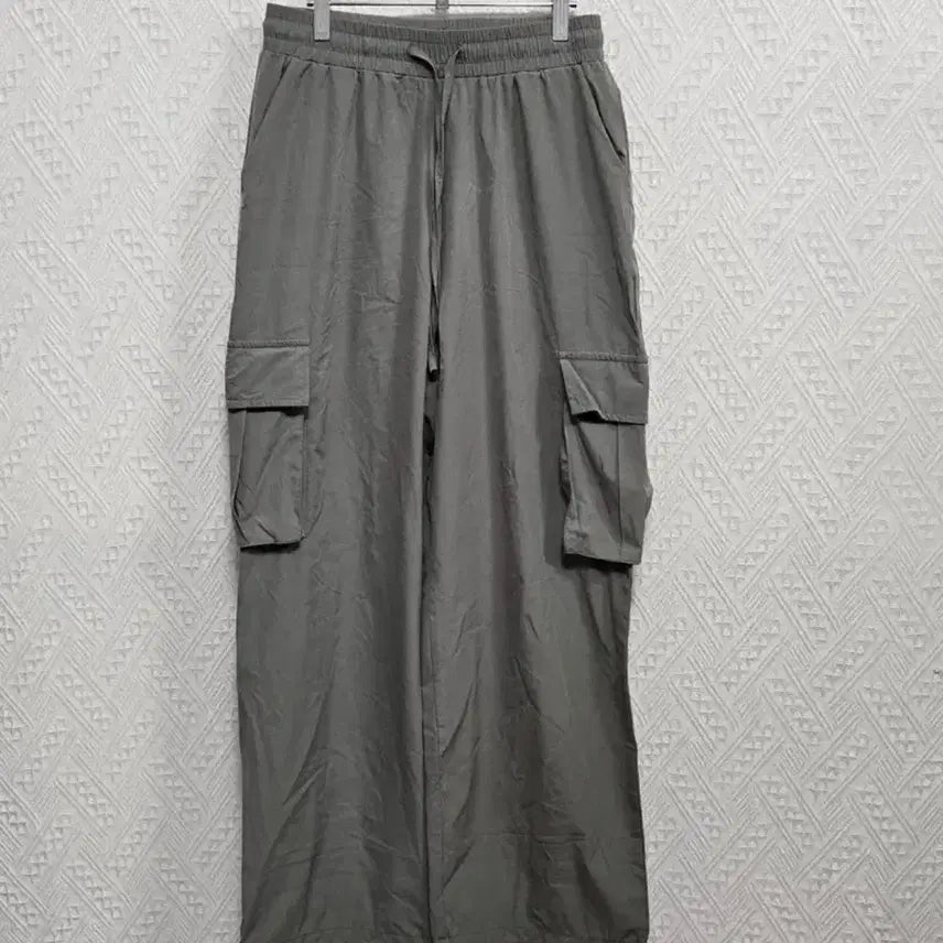 [BUNJANG] Lizard Standard Wide Bottom Drawstring Pants / 리자드스탠다드 Lizard Standard 와이드 밑단 조임 바지