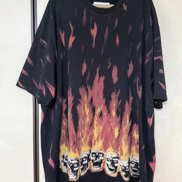 [BUNJANG] Supreme x MM6 Maison Margiela Liquid Blue Oversized T-Shirt / [XL] 슈프림 x MM6 메종 마르지엘라 리퀴드 블루 오버사이즈 티셔츠