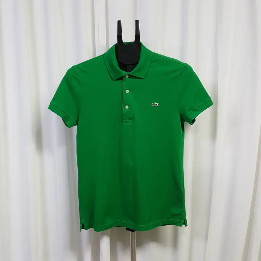 [BUNJANG] Lacoste Men's Green Short Sleeve Polo Shirt Size 95 / 라코스테 남성 카라 반팔 티셔츠 그린 95 오일장 0331