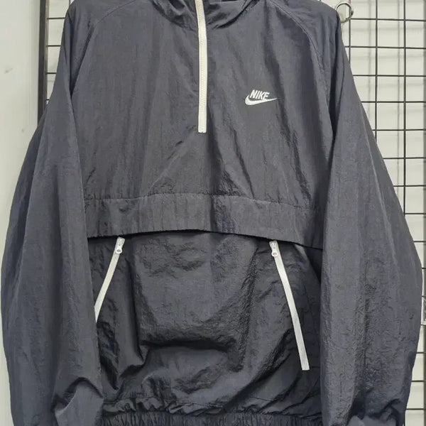 [BUNJANG] Nike Woven Anorak Windbreaker Jacket XL / 105XL 나이키 우븐 아노락 바람막이 자켓.