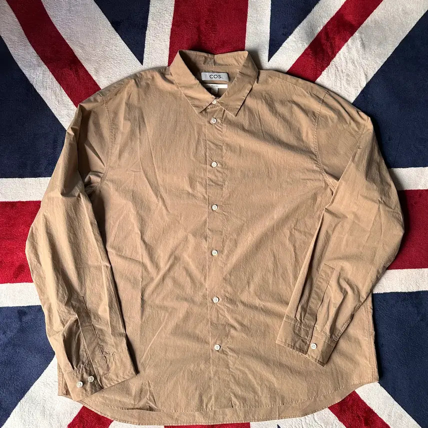 [BUNJANG] COS Men's Brown Relaxed Fit Shirt XXL / COS남성/브라운 컬러 릴렉스핏 셔츠/XXL사이즈 판매합니다.