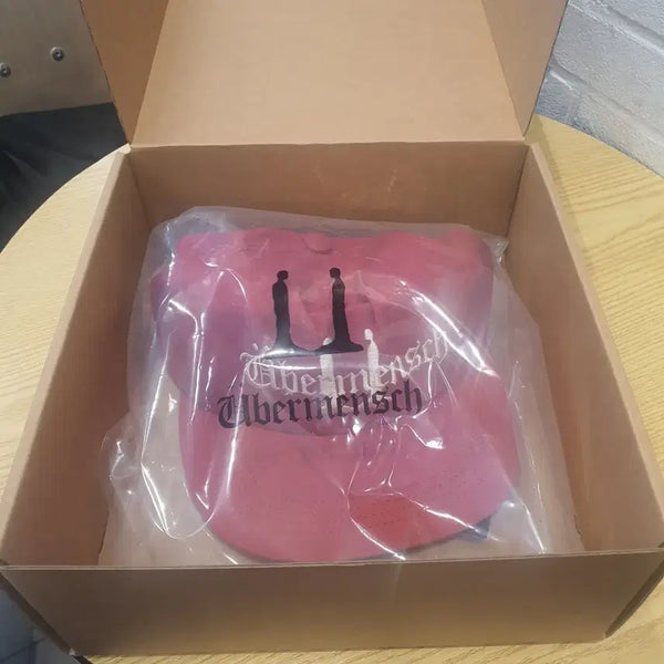 [BUNJANG] G-Dragon Übermensch Official Cap Burgundy (Sealed, Full Box) / [미개봉/풀박스] 지디 위버맨쉬 공식 캡 버건디