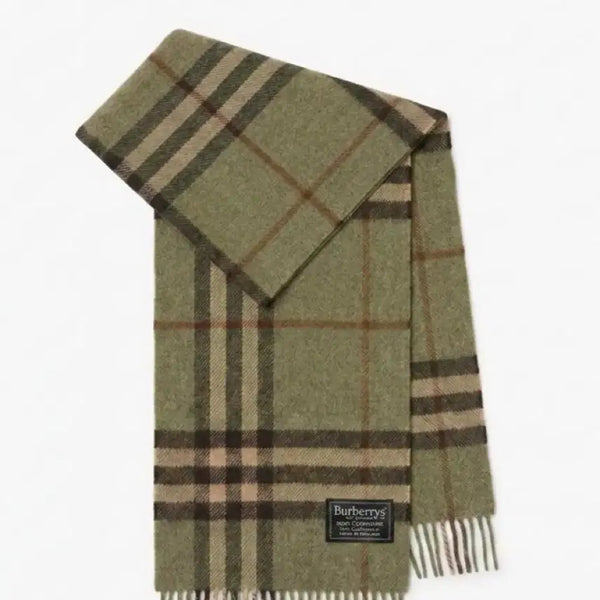 [BUNJANG] Burberry 100% Cashmere Check Muffler / 버버리 100% 캐시미어 체크 머플러
