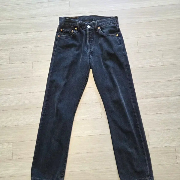 [BUNJANG] Levi's 501 Black Denim Pants / 리바이스 501 블랙 데님 팬츠