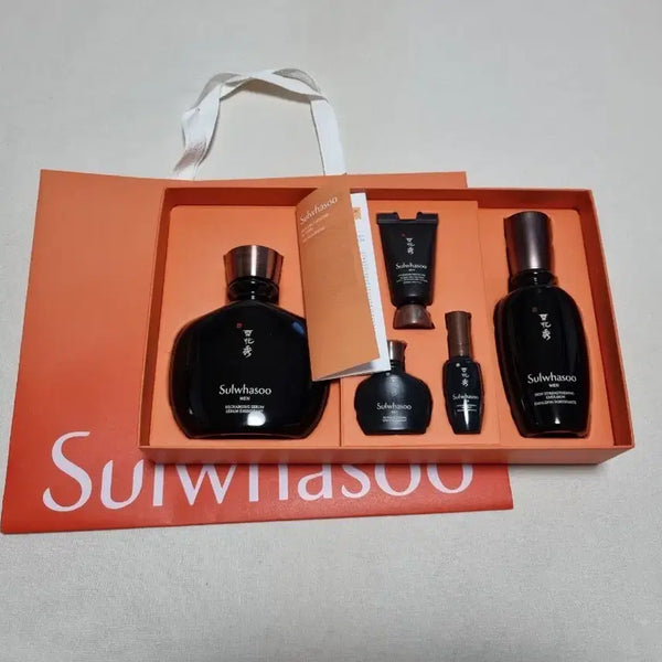[BUNJANG] Sulwhasoo Special Edition Men's Skincare Set with Shopping Bag / 쇼핑백 동봉) 설화수 본윤 데일리 루틴 설화수 맨 남성 기초2종 스킨로션