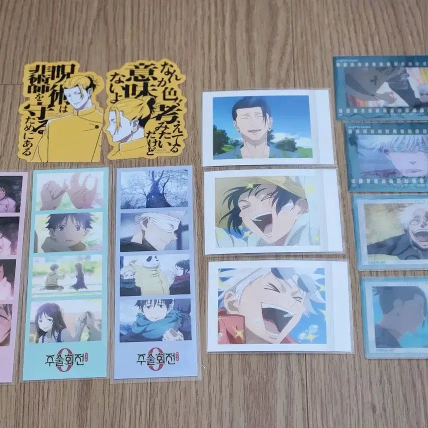 [BUNJANG] Jujutsu Kaisen Goods Photocard Sticker Bundle Set / 주술회전 굿즈 포토카드 스티커 일괄