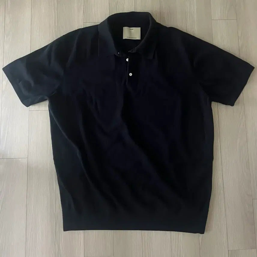 [BUNJANG] Porter Classic Hard Twist Comfort Polo Knit Navy Size 4 / 포터리 하드 트위스트 컴포트 폴로 니트 네이비 4사이즈