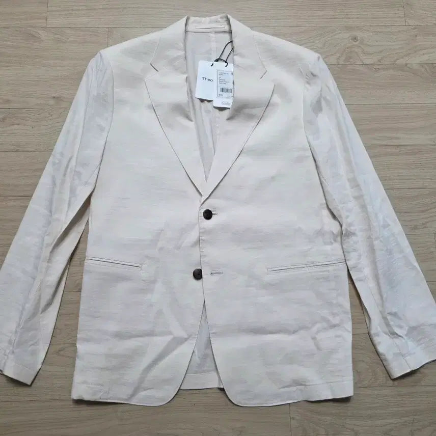 [BUNJANG] Theory Stretch Linen Blend Jacket (Eggshell, Size 42/105) / 띠어리 스트레치 린넨 자켓 42 105 정가 94만원 에그쉘 새제품