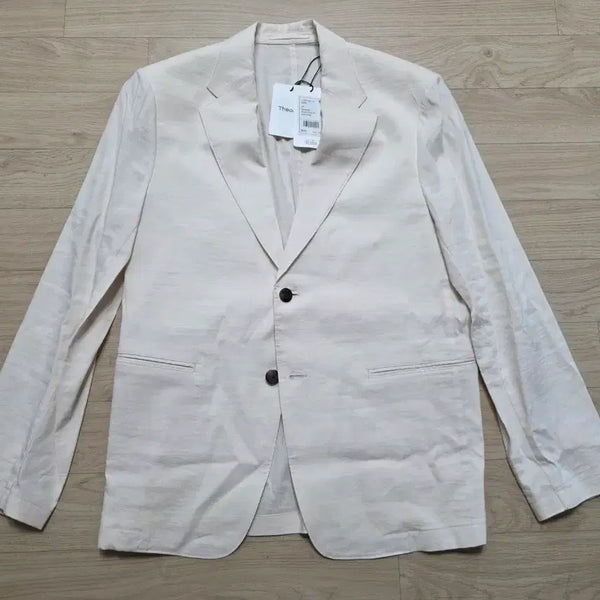 [BUNJANG] Theory Stretch Linen Blend Jacket (Eggshell, Size 42/105) / 띠어리 스트레치 린넨 자켓 42 105 정가 94만원 에그쉘 새제품