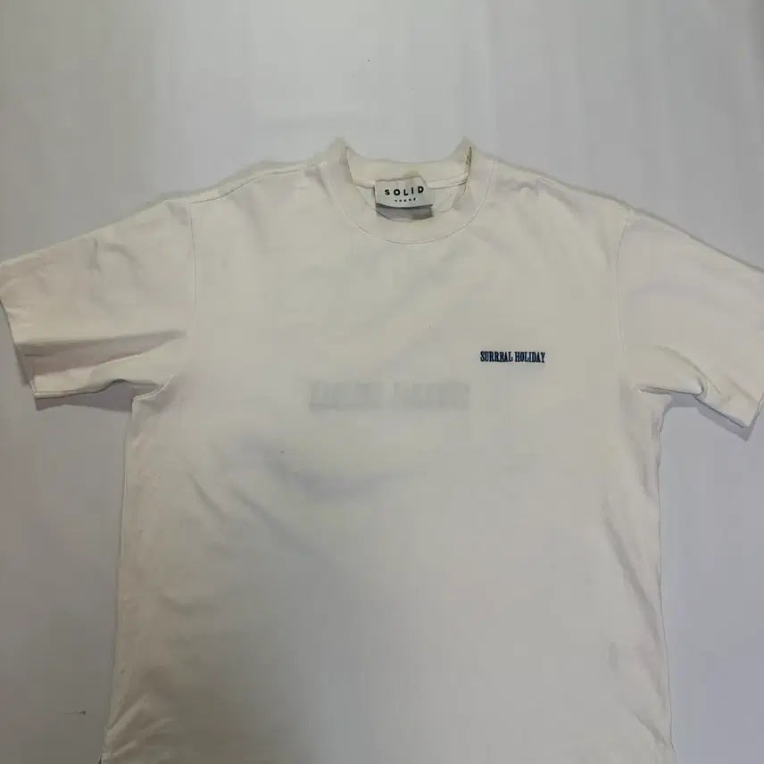 [BUNJANG] Solid Homme Short Sleeve T-Shirt White Size 46/K95 / 솔리드옴므 반팔(46/95사이즈)