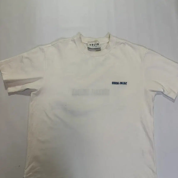 [BUNJANG] Solid Homme Short Sleeve T-Shirt White Size 46/K95 / 솔리드옴므 반팔(46/95사이즈)