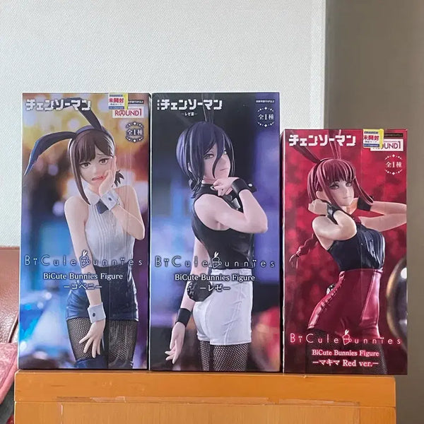 [BUNJANG] Chainsaw Man BE-CUTE Prize Figure Set - Reze, Kobeni, Makima (Sealed) / 미개봉) 체인소맨 비큐트 레제&코베니&마키마