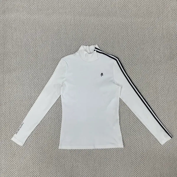 [BUNJANG] Castelbajac White Golf Half-Zip T-Shirt Size 90 / 까스텔바작 화이트 골프 반폴라 90