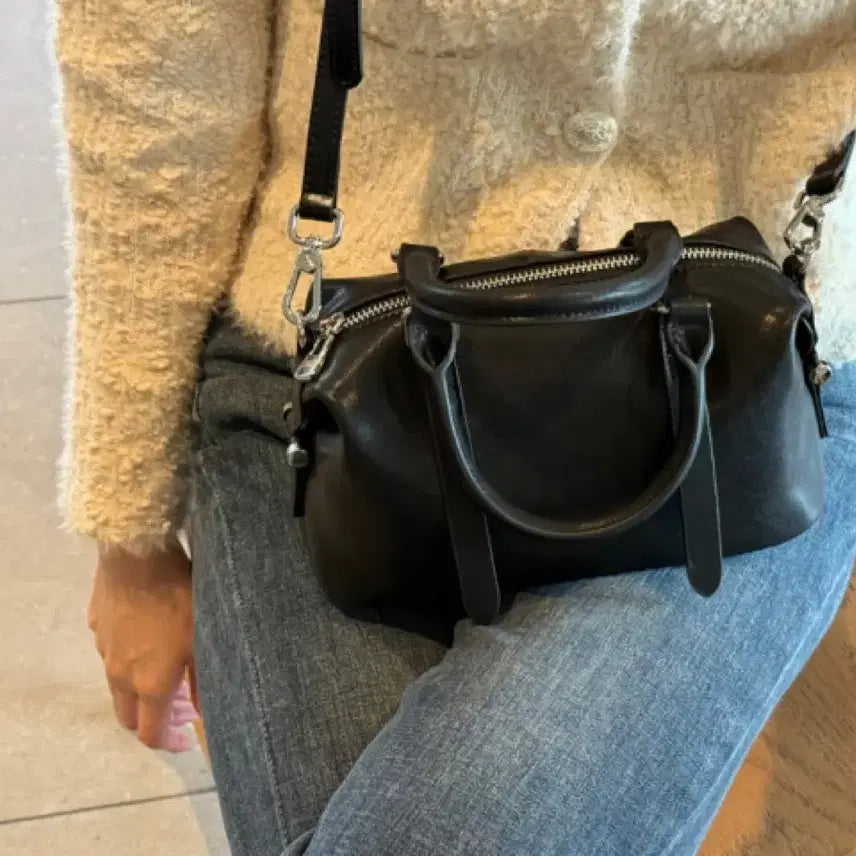 [BUNJANG] METIERAR Arden Bag Black Calfskin / 메띠에하르 아르덴백