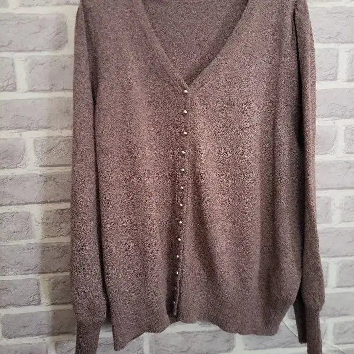 [BUNJANG] Puff Sleeve V-Neck Cardigan / 퍼프소매 브이넥 가디건 새옷77-88/알뜰한여우