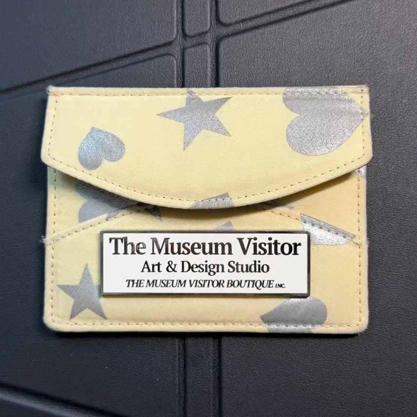 [BUNJANG] The Museum Visitor Card Holder Yellow / 더뮤지엄비지터 카드지갑 옐로우