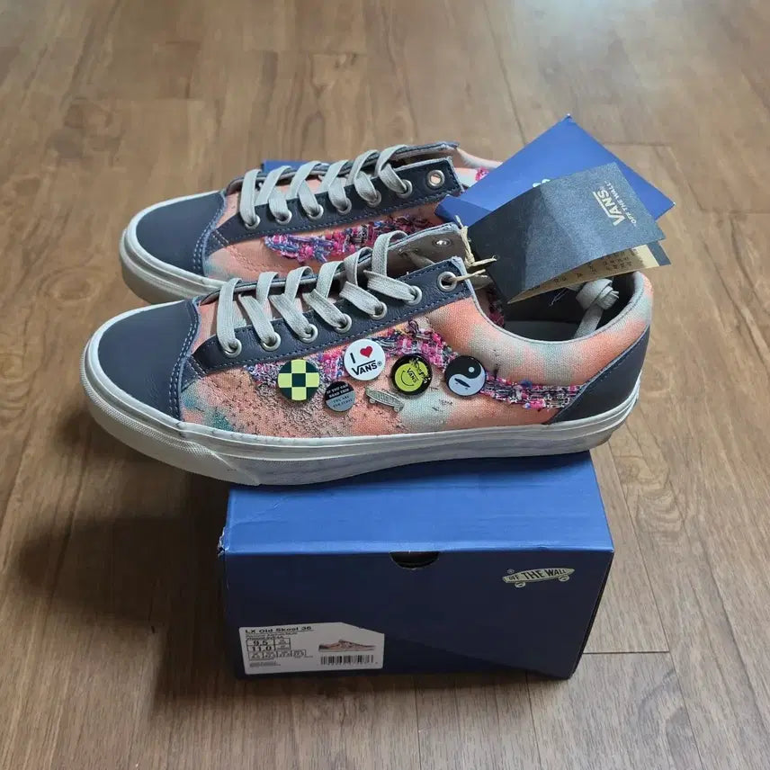 [BUNJANG] Vans Premium Old Skool 36 LX Souvenir Asphalt Grey Pink / [275]반스 프리미엄 올드스쿨 36 LX 수베니어 아스팔트 그레이 핑크