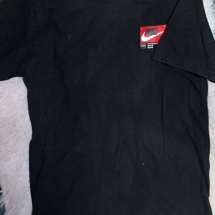 [BUNJANG] Nike Cotton T-Shirt Black Unisex / 나이키 반팔 티셔츠 블랙 공용. 순 면