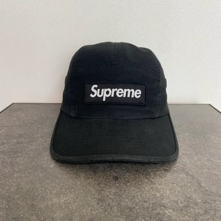 [BUNJANG] Supreme Box Logo Camp Cap 24FW Military Black / (OS) 슈프림 박스로고 캠프캡 모자 24FW 밀리터리 블랙
