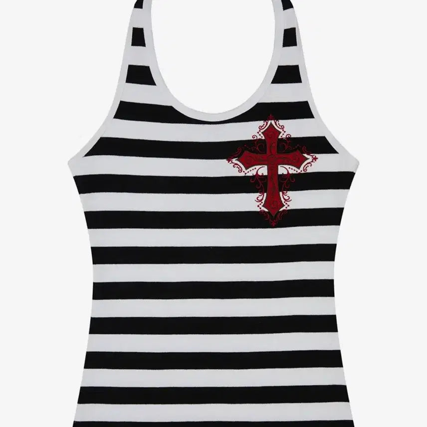 [BUNJANG] Love Is True Halterneck Tank Top / 러브이즈트루 홀터넥 나시