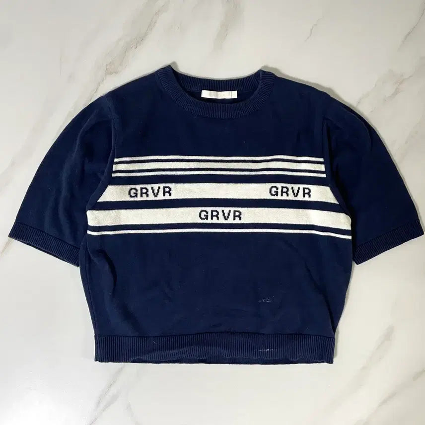 [BUNJANG] Grove Short Sleeve Knit Top / 그로브 반팔 니트