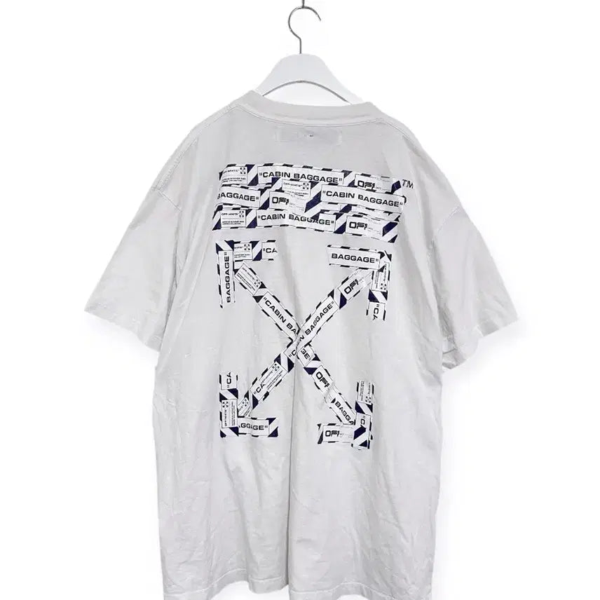 [BUNJANG] Off-White Airport Arrow T-Shirt / 오프화이트 에어포트 애로우 반팔티