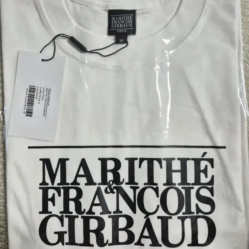 [BUNJANG] Marithe Francois Girbaud T-Shirt White Size M / 마리떼 프랑소와 저버드 반팔티 화이트 M.정품 새상품