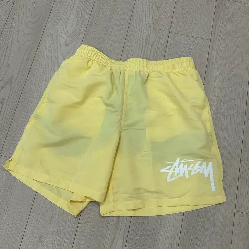 [BUNJANG] Stussy Big Stock Water Shorts Yellow / 새제품) 스투시 빅 스탁 워터 쇼츠 옐로우