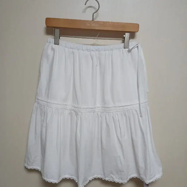 [BUNJANG] HANE White Cotton Skirt F / 무신사 HANE 하네 화이트 스커트 F 새상품