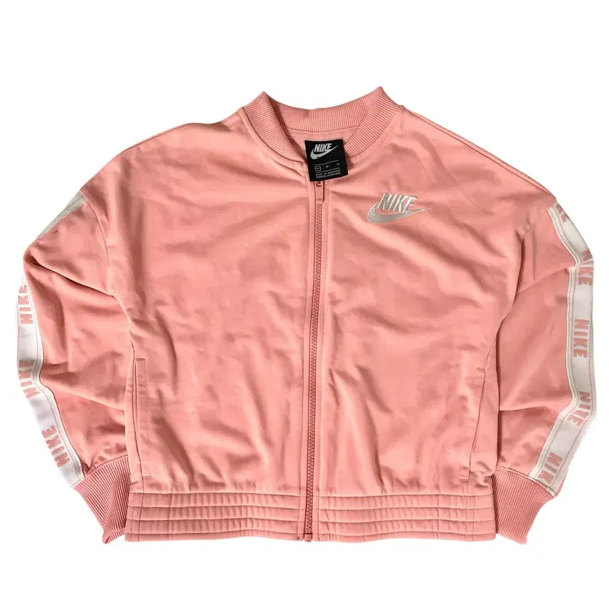 [BUNJANG] Nike Pink Short Track Jacket / 나이키 핑크 숏 트랙 자켓