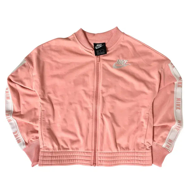 [BUNJANG] Nike Pink Short Track Jacket / 나이키 핑크 숏 트랙 자켓