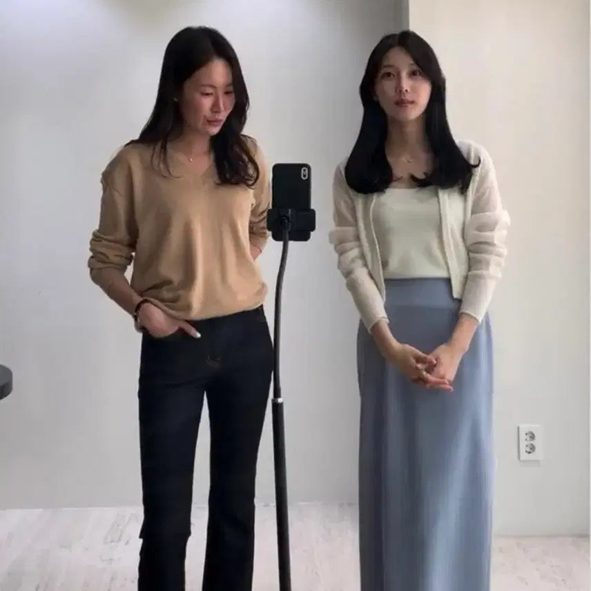 [BUNJANG] SIE Reve Slit Skirt (Steel Blue) / 새상품) 시에 레브 슬릿 스커트(스틸블루)