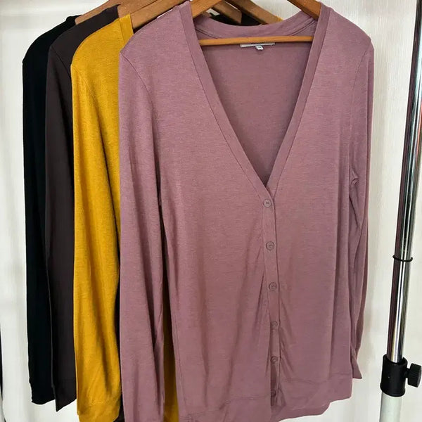[BUNJANG] Mpohem Lightweight V-Neck Cardigan / 엠폴햄 얇은 가디건