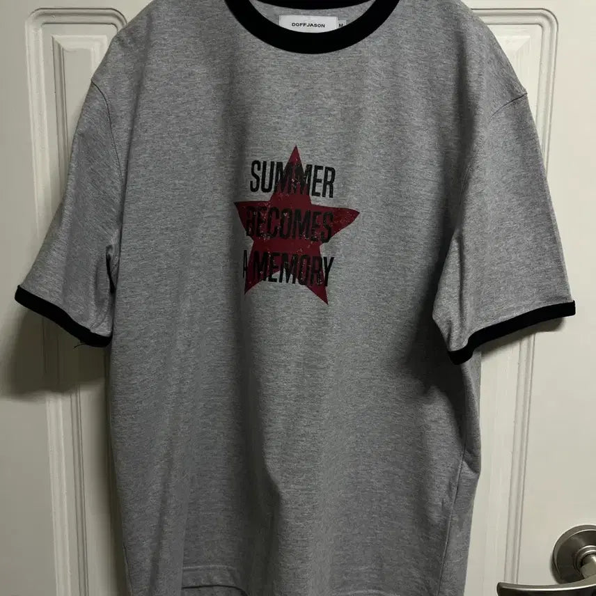 [BUNJANG] Dope Jayson Summer Star Vintage Ringer T-Shirt Melange Grey / (M) 도프제이슨 서머 스타 빈티지 링거 티셔츠 멜란지 그레이
