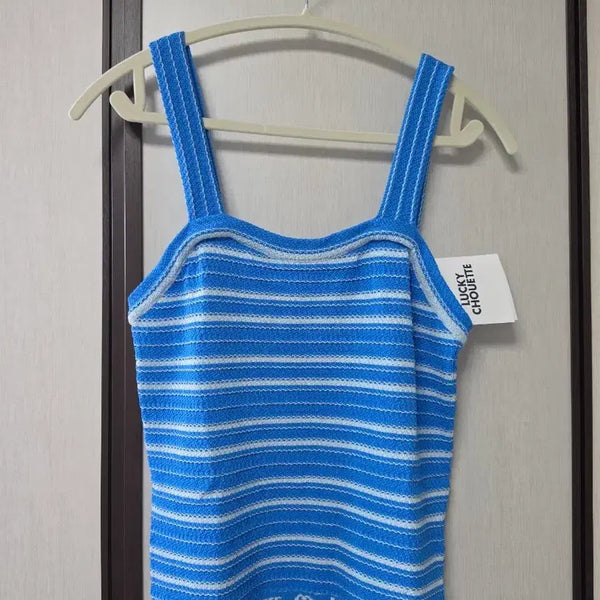 [BUNJANG] Lucky Chouette Summer Knit Tank Top / (새상품) 럭키슈에뜨 여름 니트 나시 F