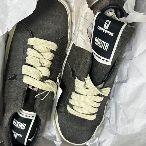 [BUNJANG] Rick Owens DRKSHDW Converse Perforated One Star Darkdust / 새상품 릭오웬스 다크쉐도우 컨버스 퍼 원스타 다크더스트